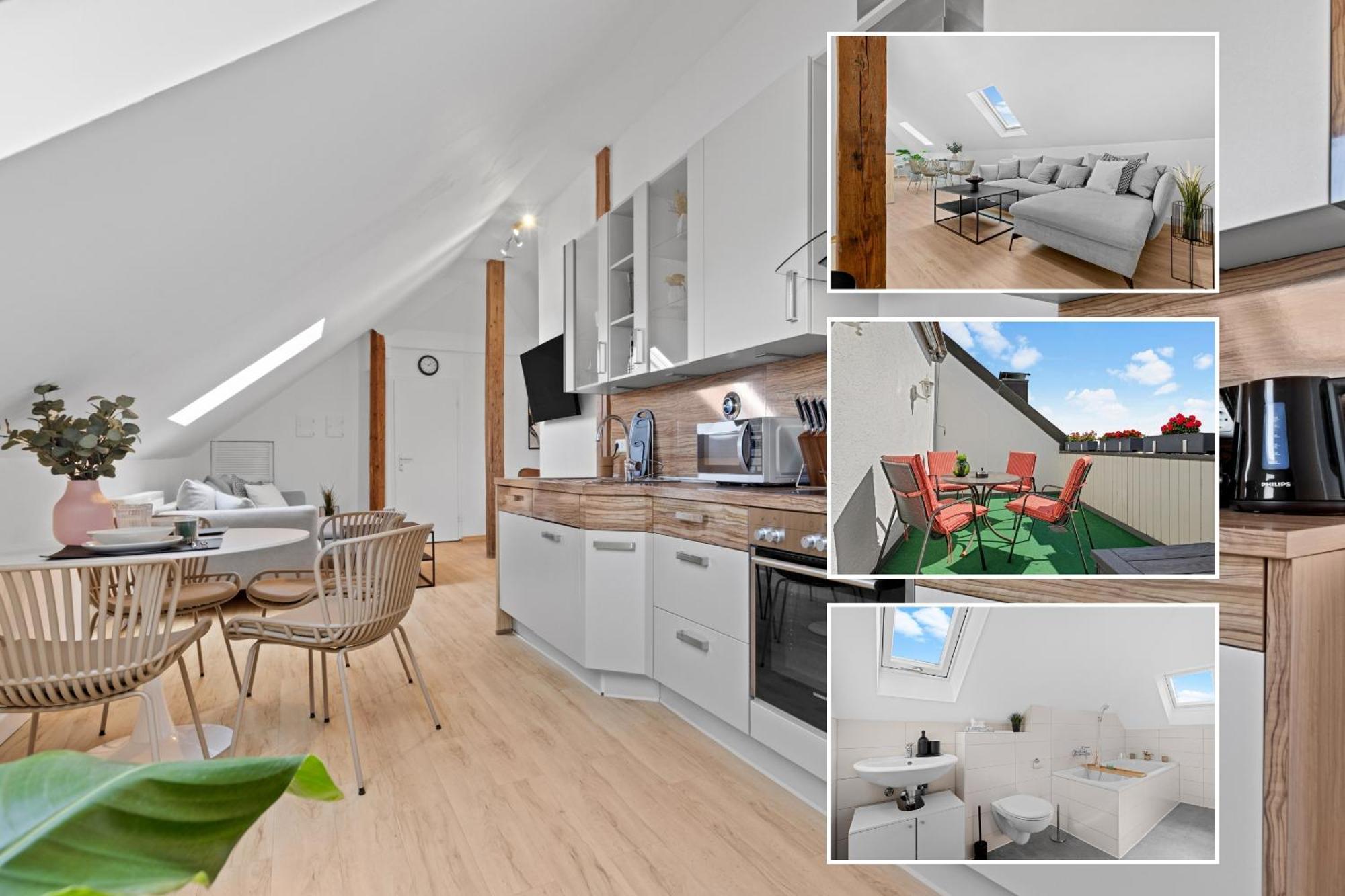 Stilvolle Wohnung: Private Dachterrasse - Zentral Augusta Esterno foto